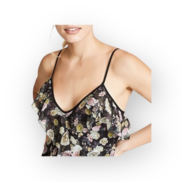 new Maison Talulah ஐ Playful Flounce Ruffled Chiffon Dress ஐ Floral Print ஐ S - Picture 2 of 16